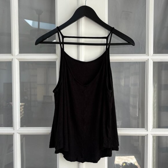 Mossimo Scoop Neck Open Back Spaghetti Strap Asymmetrical Tank Top - Picture 1 of 4